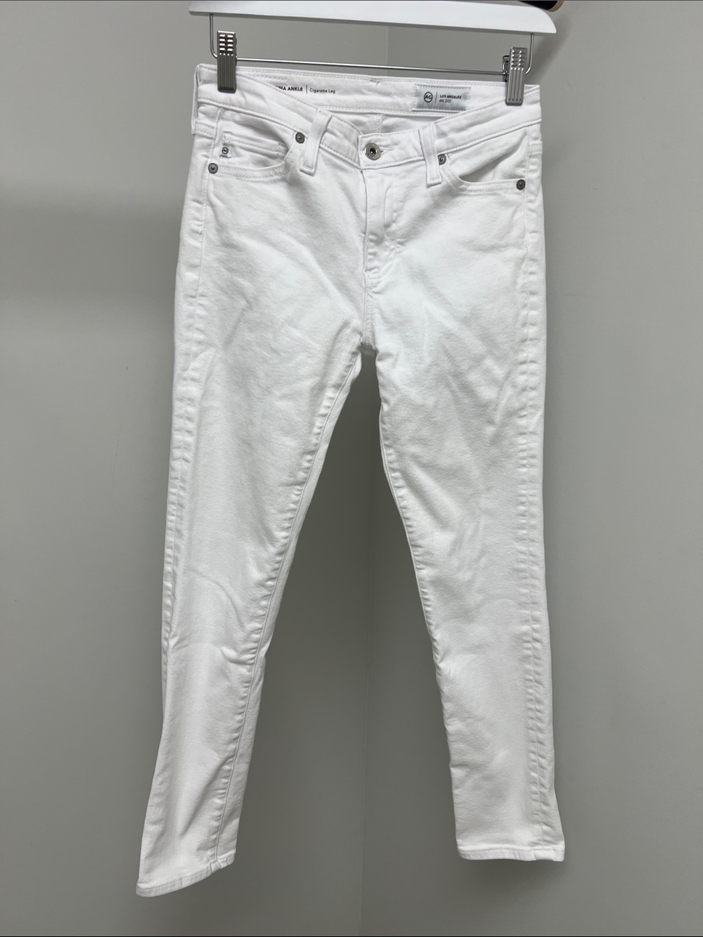 AG Adriano Goldschmied White Skinny Jeans